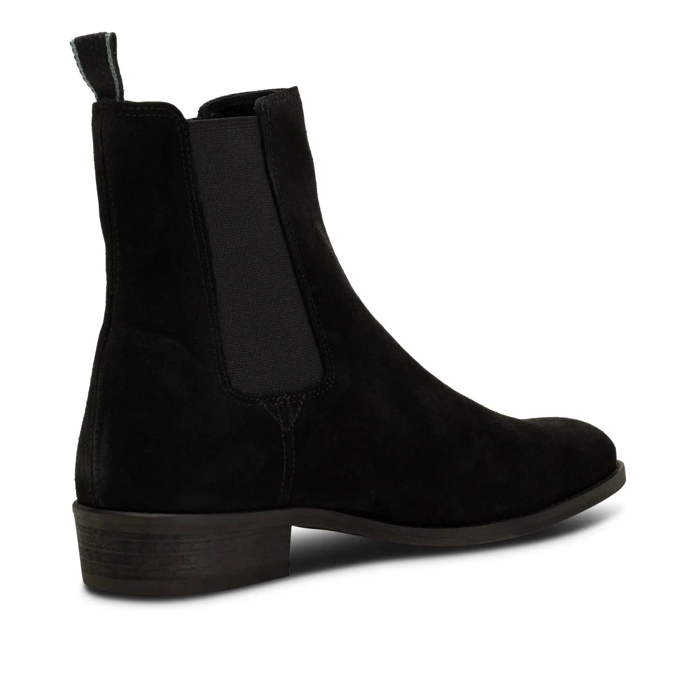 Eli chelsea boot suede - BLACK