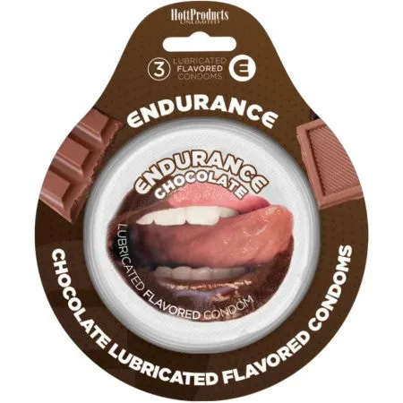 Endurance Condoms - Chocolate -3 Pack