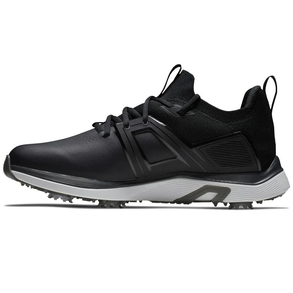 FootJoy Hyperflex Spiked Waterproof Shoes - Black/White/Grey