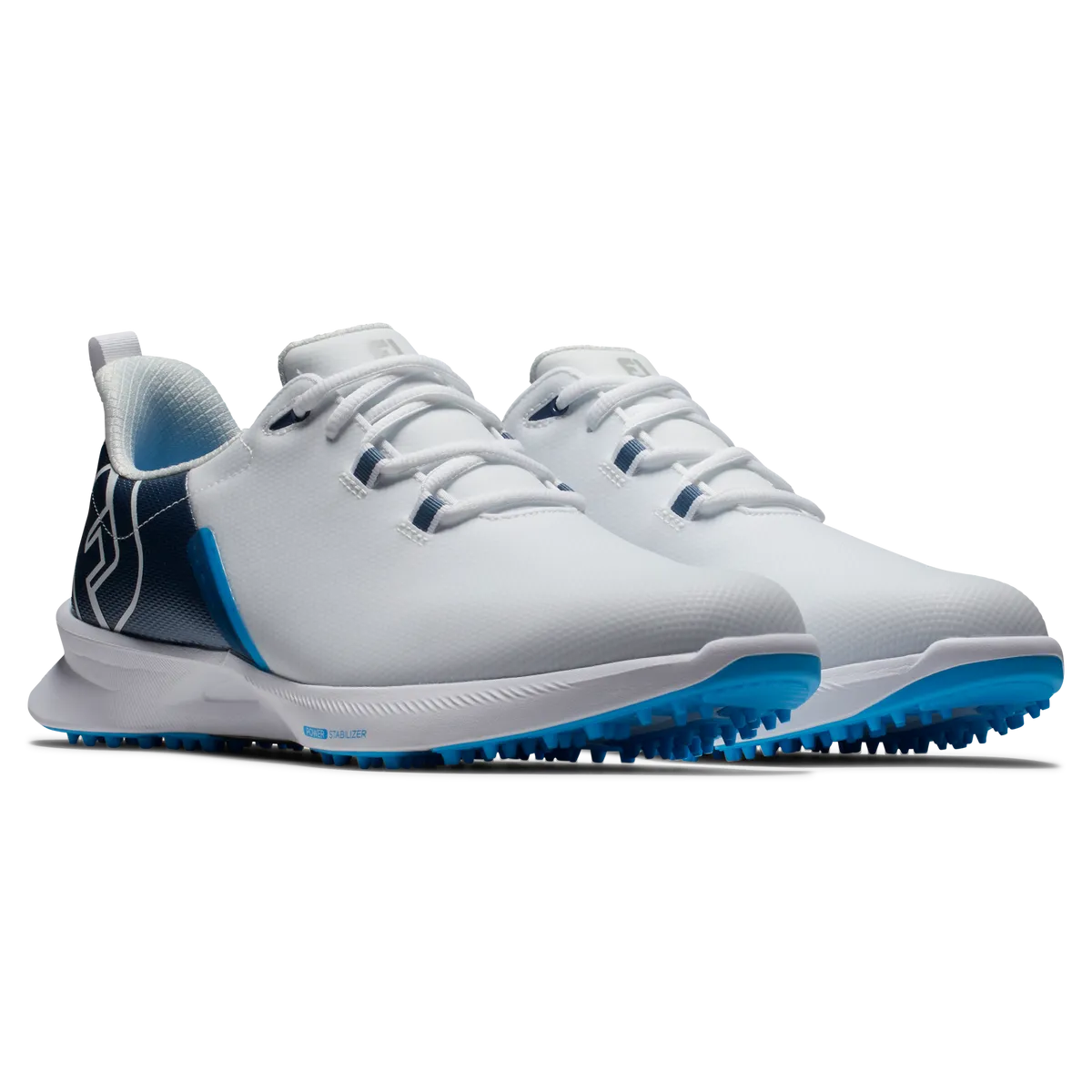 FootJoy Men's Fuel Sport Golf Shoes- White/Blue