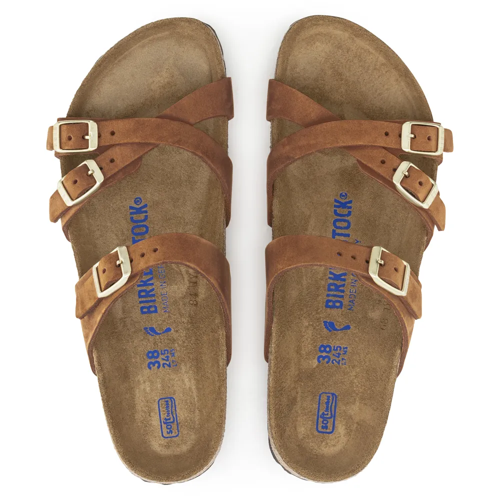 Franca Nubuck Soft Footbed Sandal