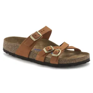 Franca Nubuck Soft Footbed Sandal