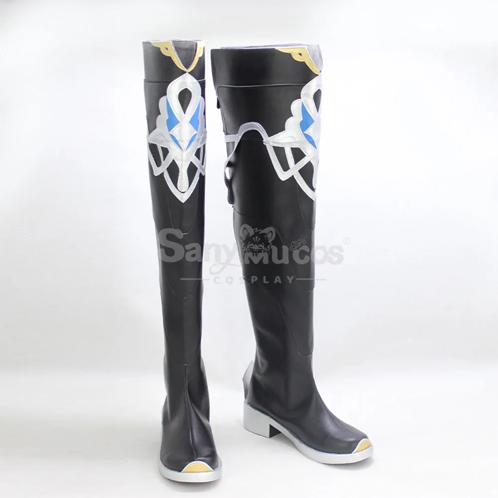 Game Genshin Impact Albedo Cosplay Shoes