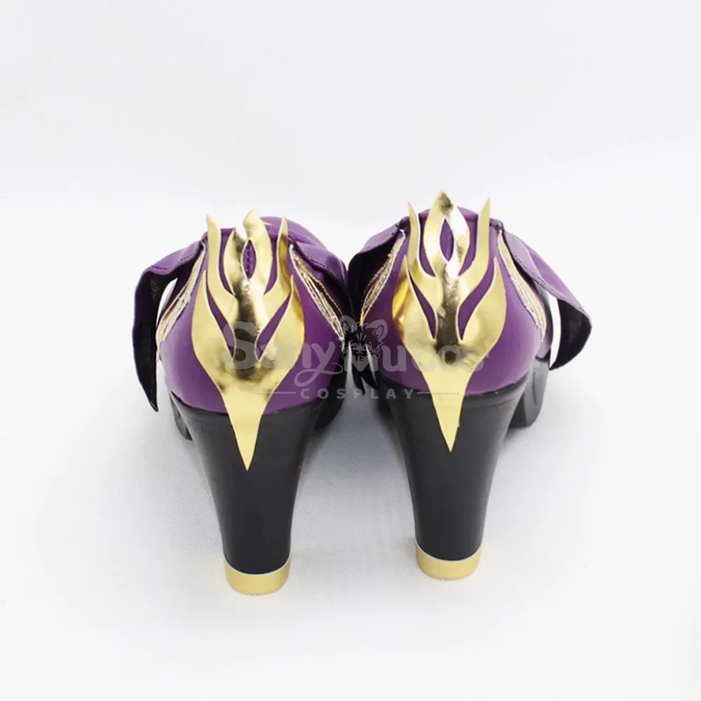 Game Genshin Impact Cosplay Ke qing Ne Trainers High Heels Cosplay Shoes