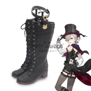 Game Genshin Impact Cosplay Lyney Cosplay Shoes