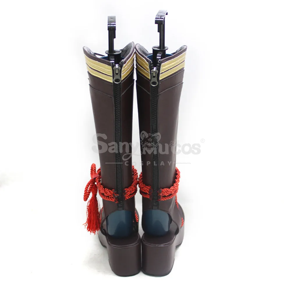 Game Genshin Impact Shikanoin Heizou Cosplay shoes