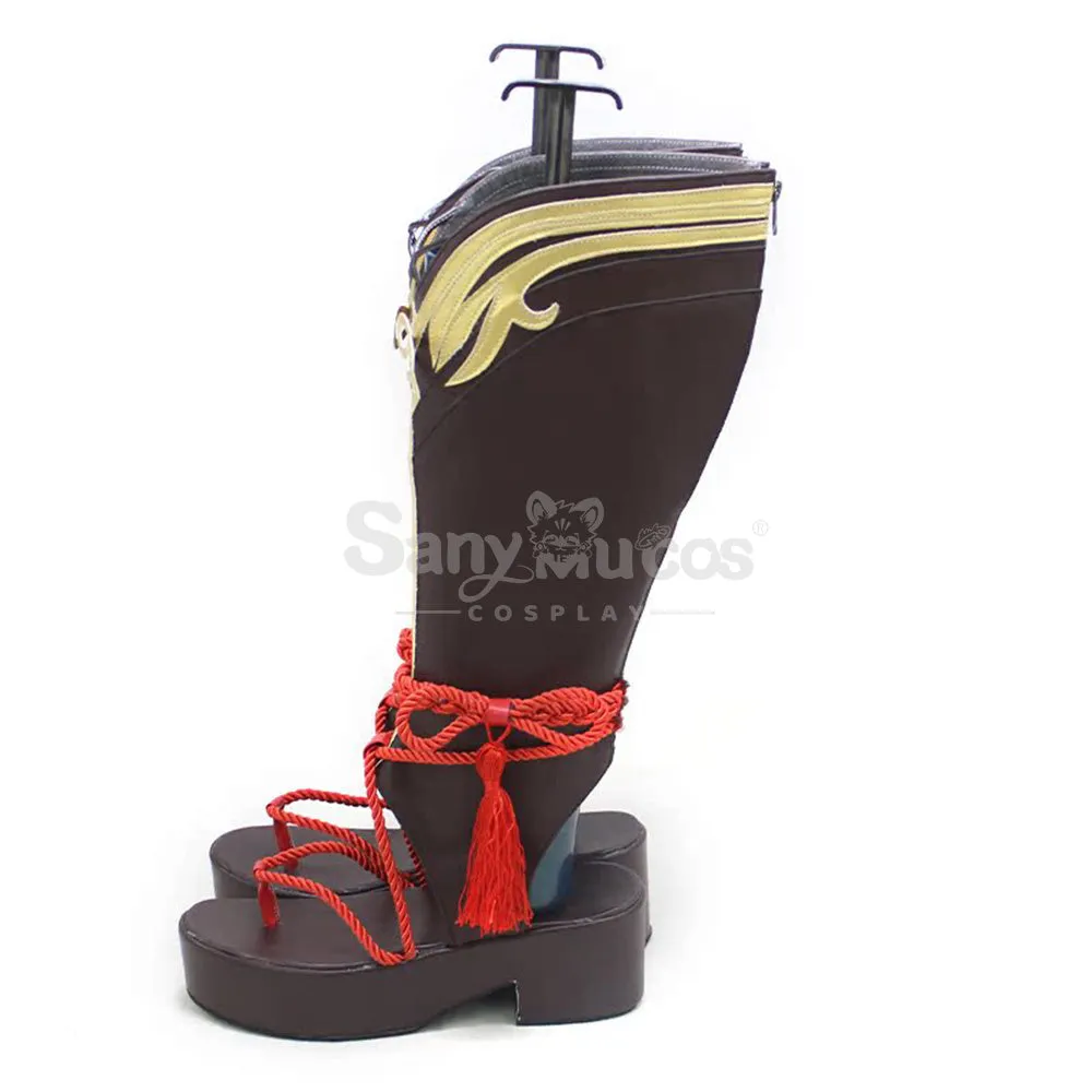 Game Genshin Impact Shikanoin Heizou Cosplay shoes