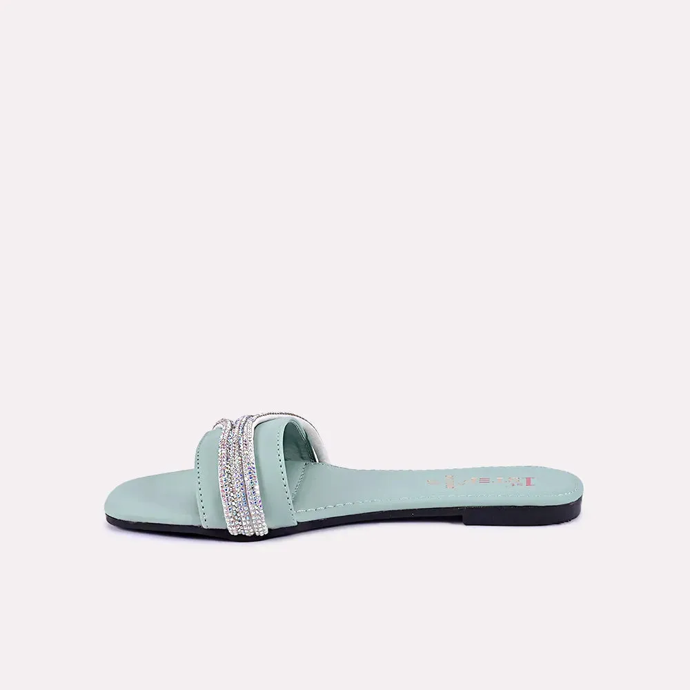 Giselle Light Green Fancy Slippers 0412506