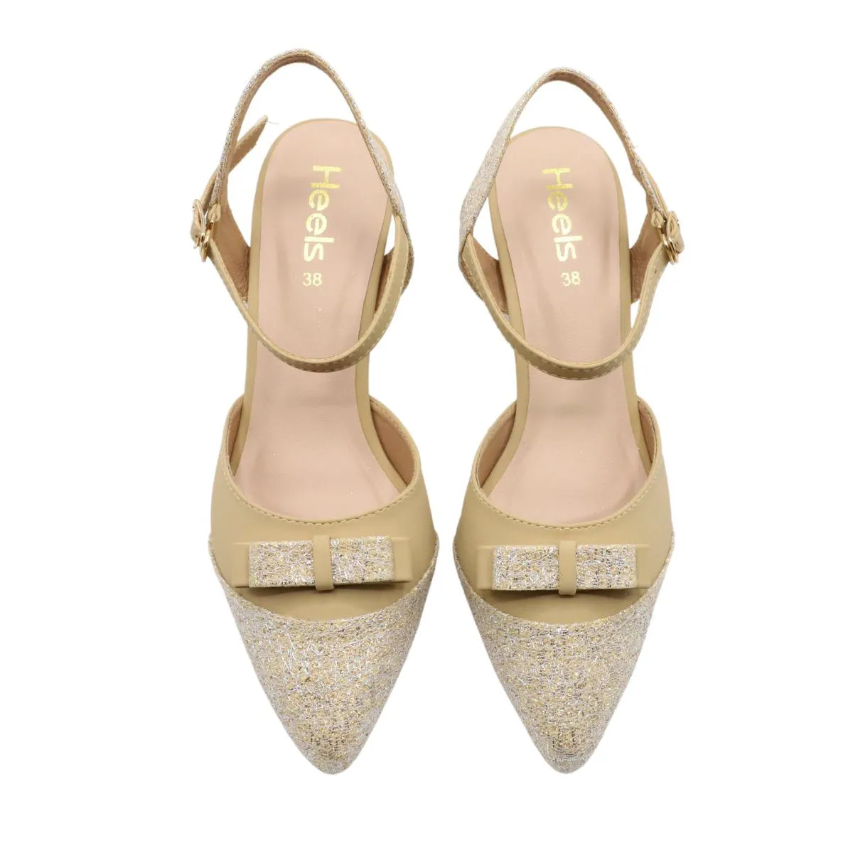 Golden Formal Court Shoes L00850032