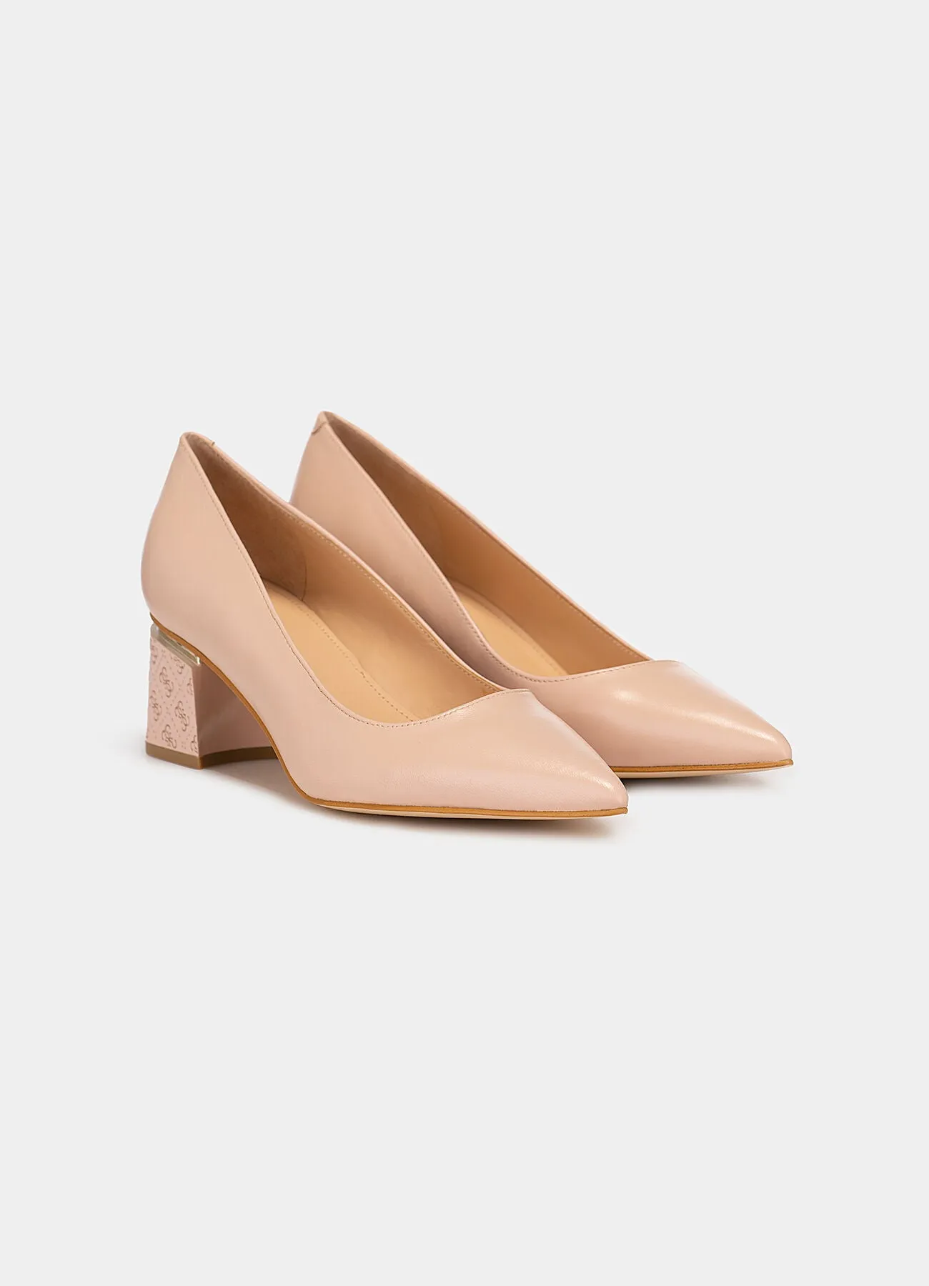 GUESS ZALEY BLOCK HEEL COURT SHOE