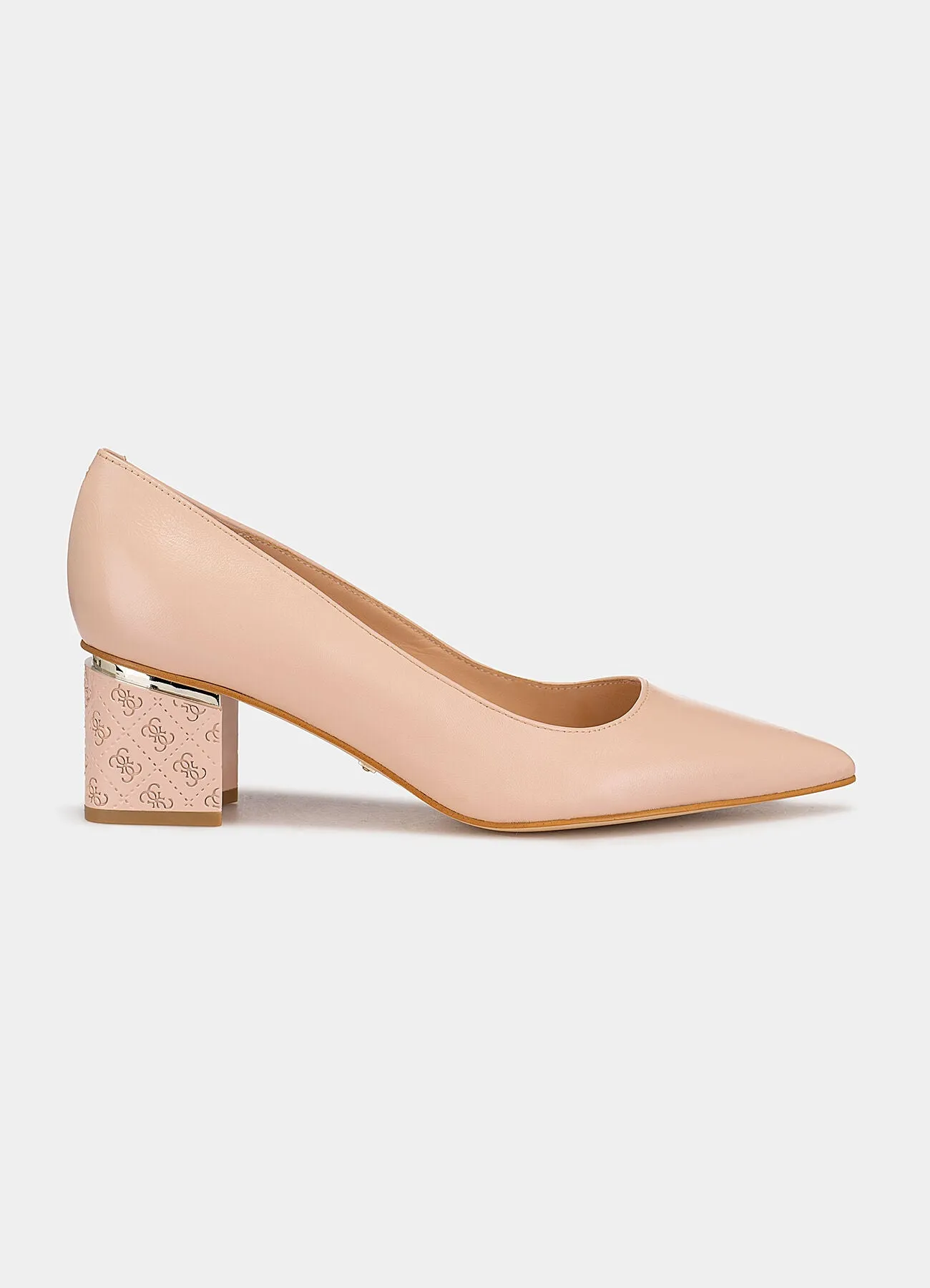 GUESS ZALEY BLOCK HEEL COURT SHOE