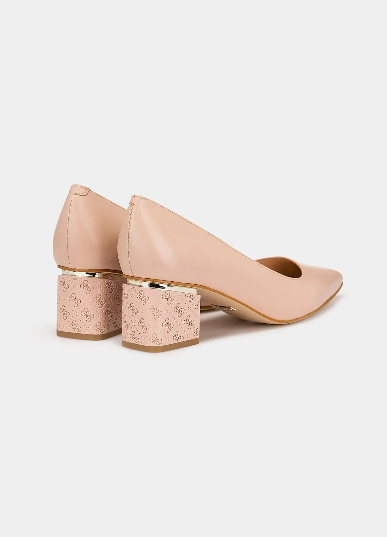 GUESS ZALEY BLOCK HEEL COURT SHOE