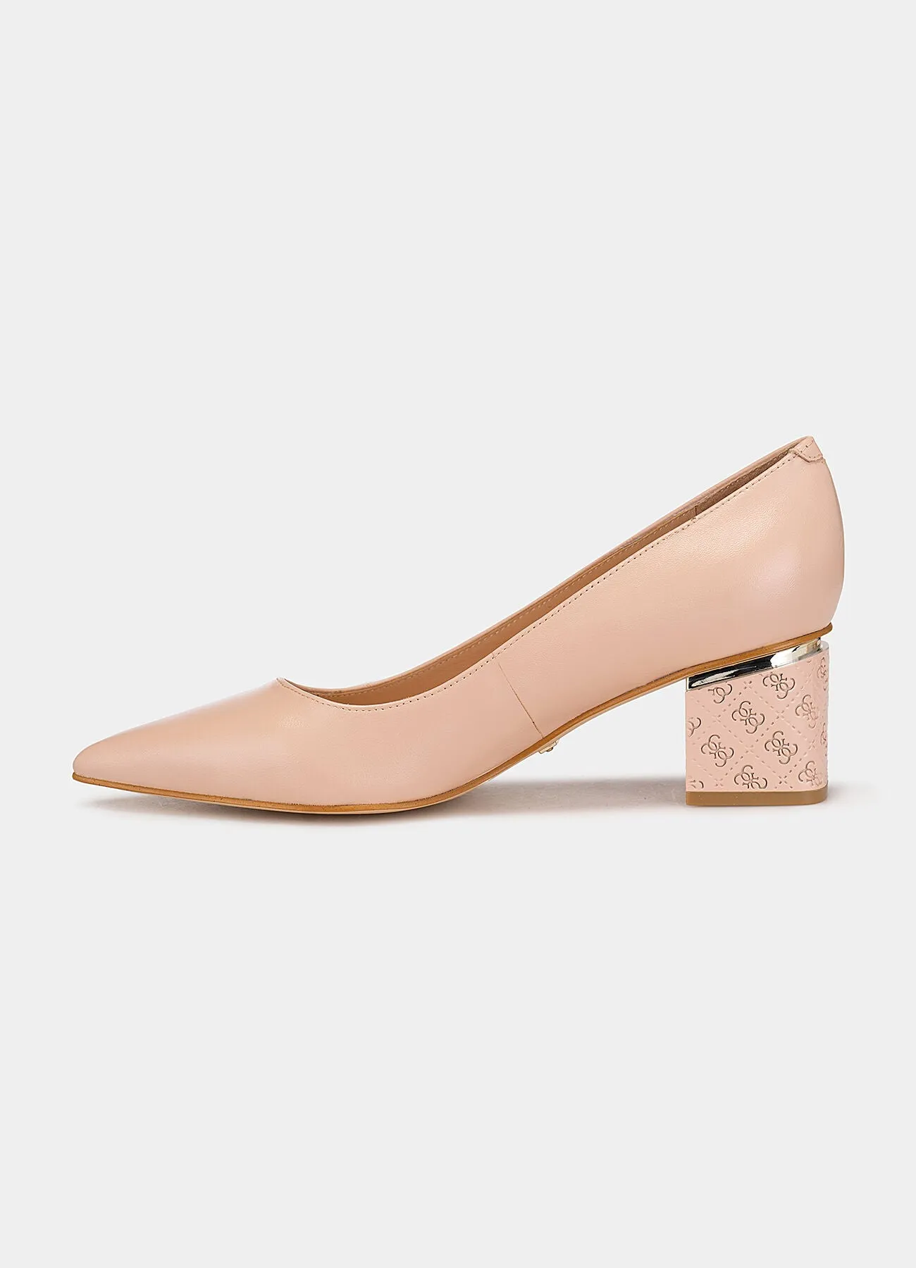 GUESS ZALEY BLOCK HEEL COURT SHOE