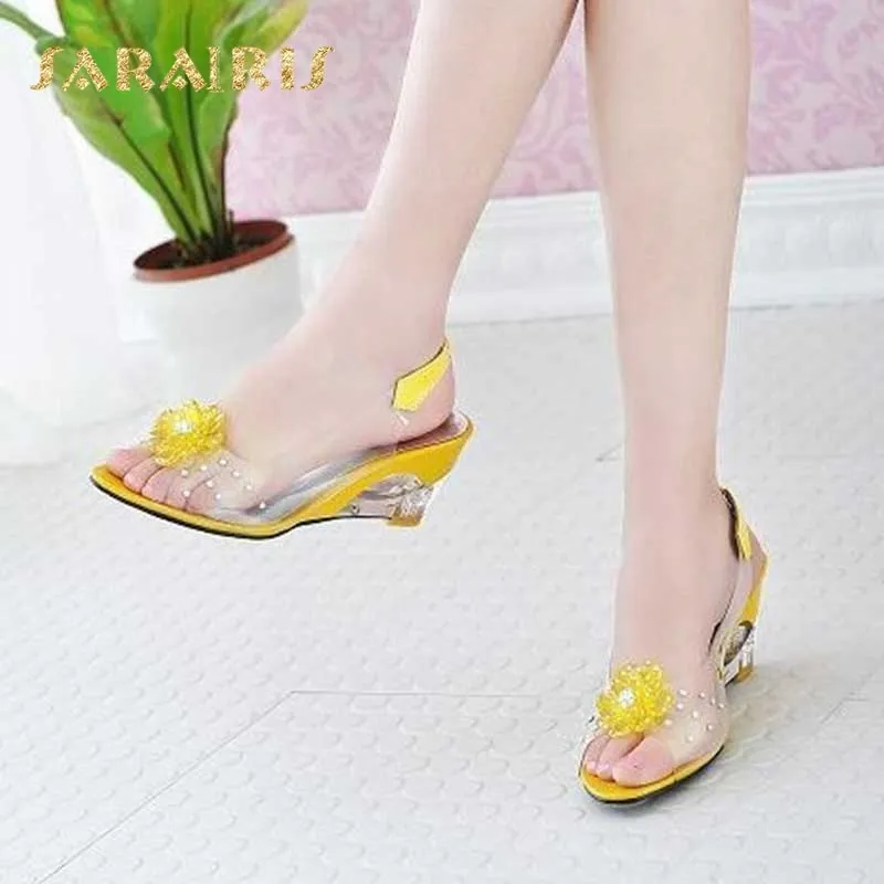 High Heels Casual Jelly Women Sandals