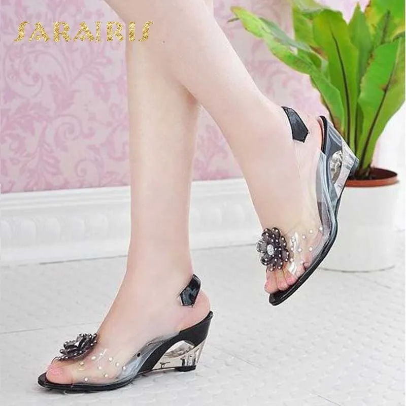 High Heels Casual Jelly Women Sandals