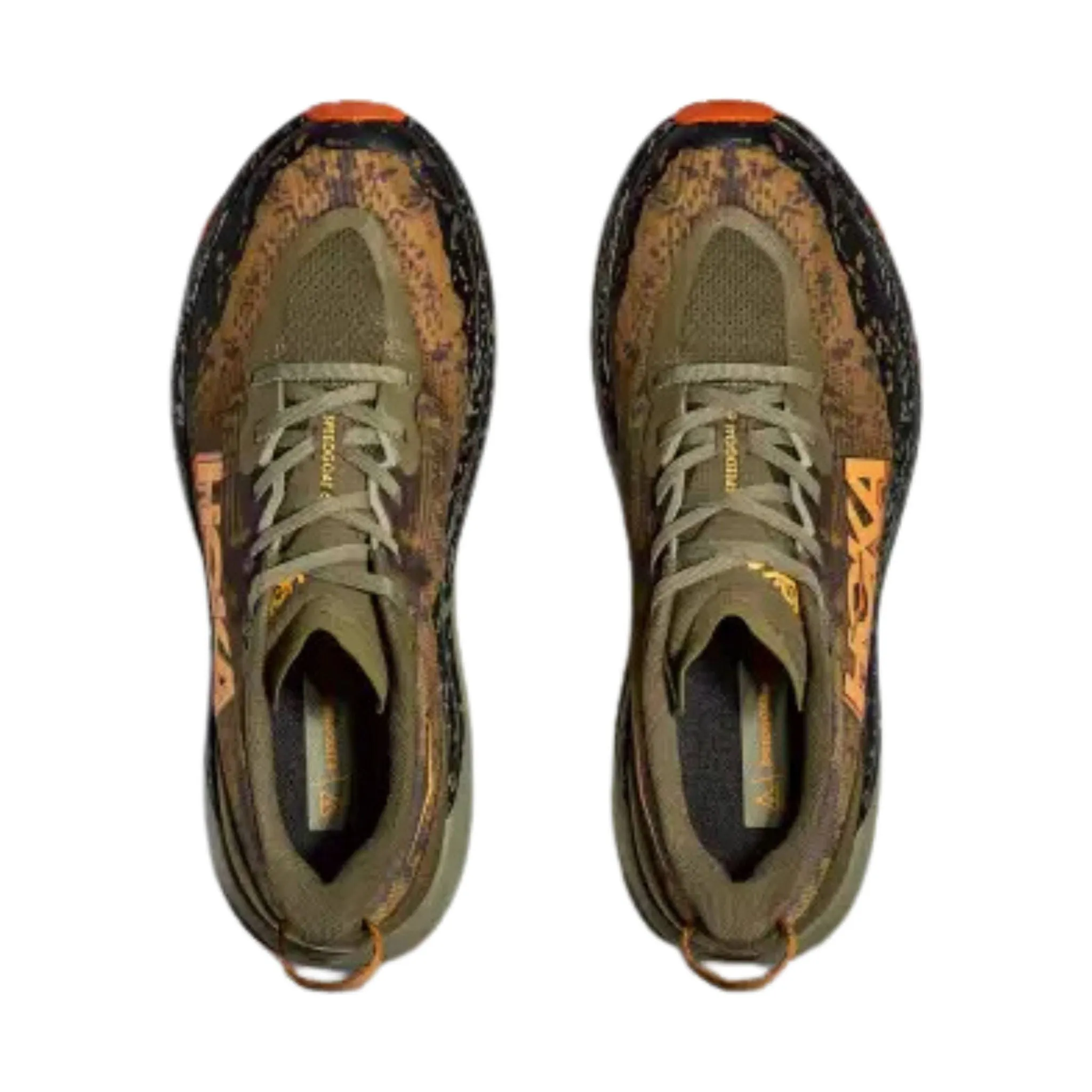 HOKA Men's Speedgoat 6 Trail Running Shoes - Antique Olive/Squash