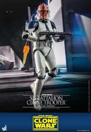 Hot Toys - TMS023 - Star Wars: The Clone Wars™  - 1/6th scale 501st Battalion Clone Trooper™ Figure (Deluxe Version)