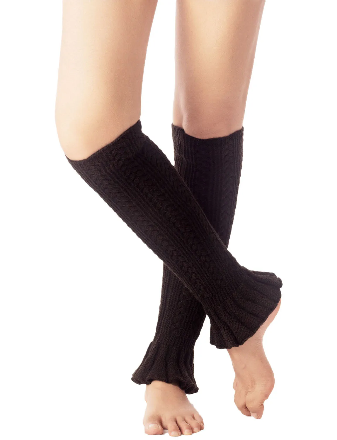 iB-iP Women's Flared Cuff Ballet Dancer Running Aerobics Stretchy Leg Warmer