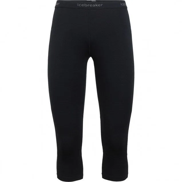 Icebreaker 200 Zone Women's Legless Thermals - Black/Mineral