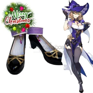 【In Stock】Game Genshin Impact Cosplay Lisa Cosplay Shoes