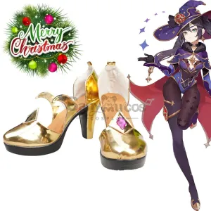 【In Stock】Game Genshin Impact Cosplay Mona Cosplay Shoes