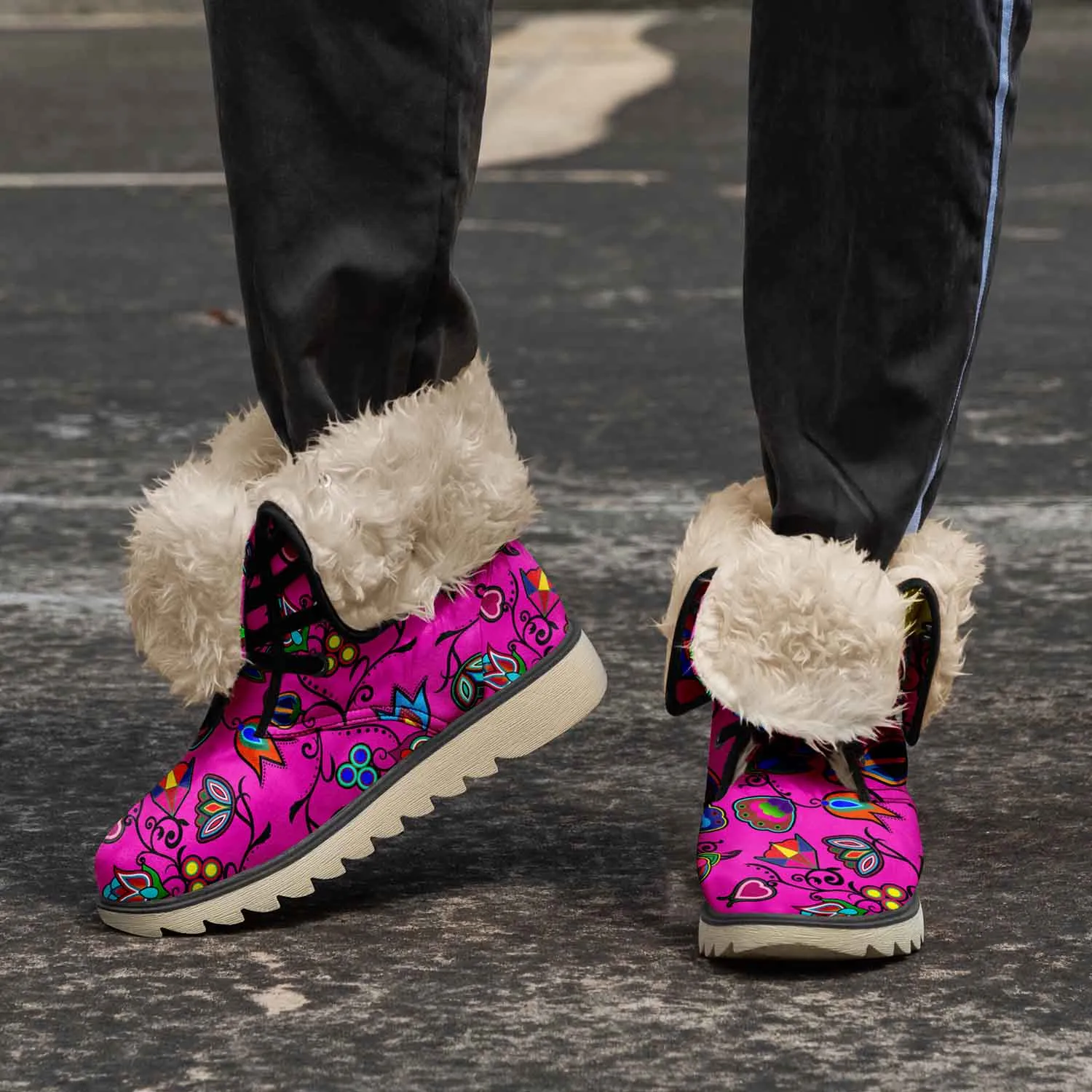 Indigenous Paisley Polar Winter Boots