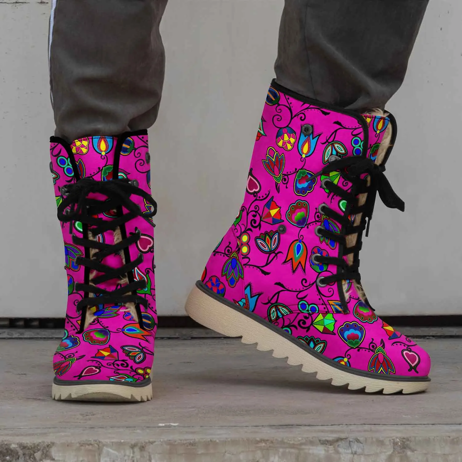 Indigenous Paisley Polar Winter Boots