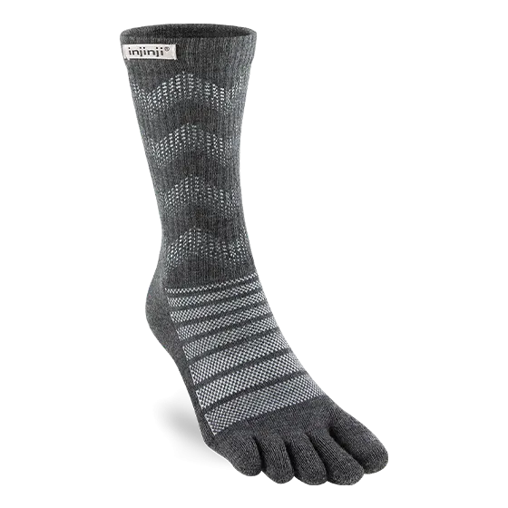 Injinji Outdoor Midweight Merino Wool Crew Toe Socks