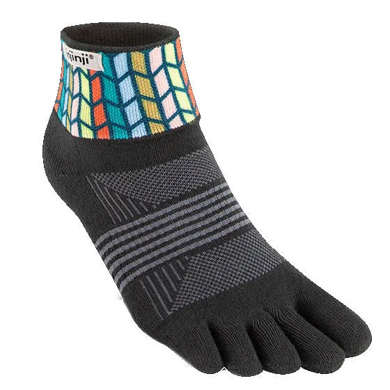 Injinji Womens Spectrum Trail Midweight Mini Crew Chevron