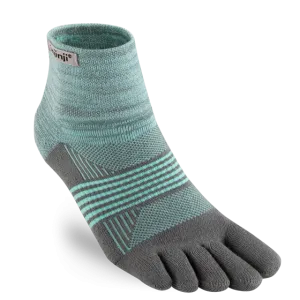 Injinji Womens Trail Medium Weight Mini Crew Toe Socks