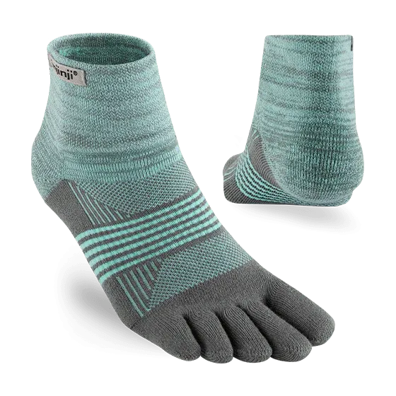 Injinji Womens Trail Medium Weight Mini Crew Toe Socks