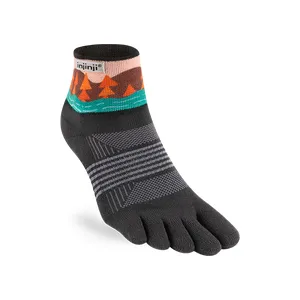 Injinji Womens Trail Medium Weight Mini Crew Toe Socks