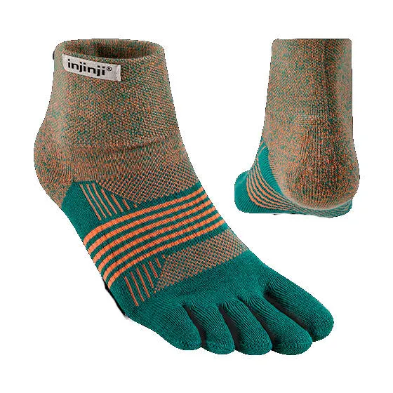 Injinji Womens Trail Midweight Mini Crew Tidepool