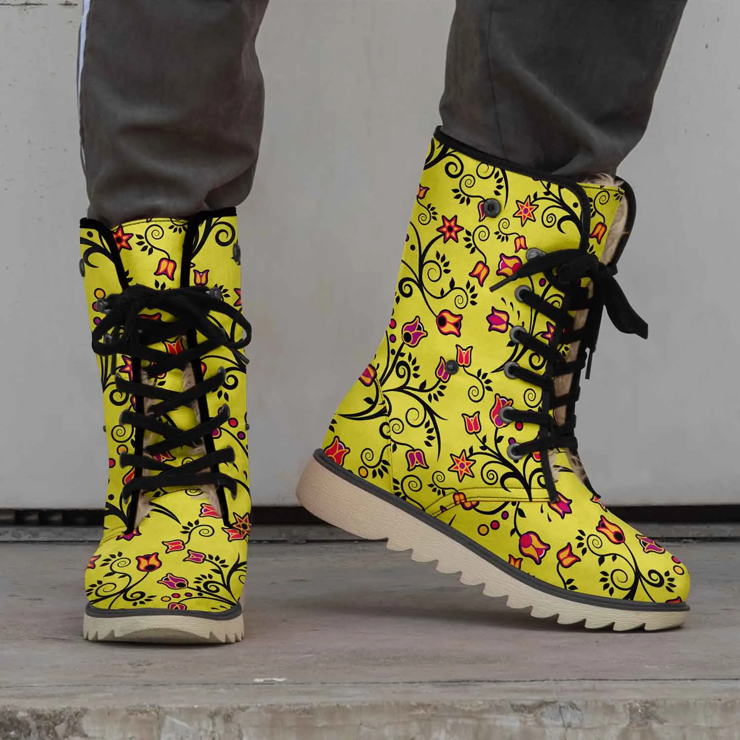 Key Lime Star Polar Winter Boots