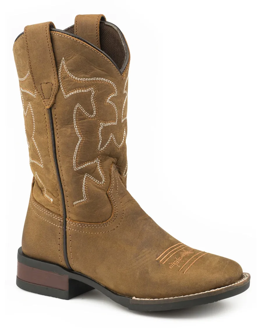 Kid's Cow Hide Western Boots