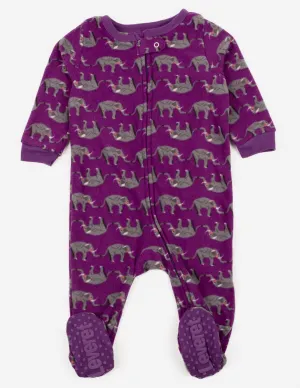 Kid's Footed Animal Fleece Pajamas