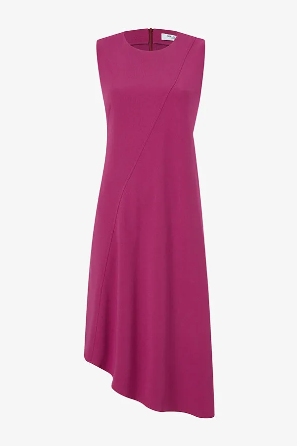 Lara Dress - Eco Heavy Crepe :: Berry