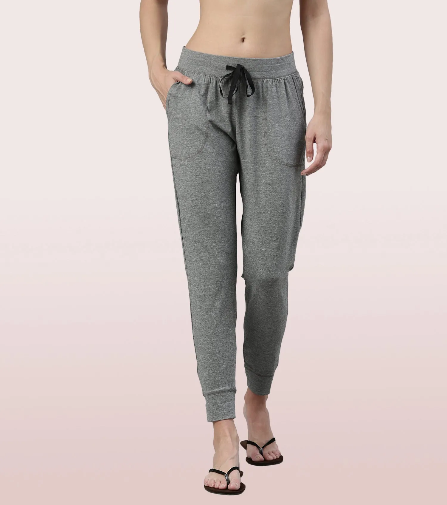 Lounge Jogger | Full Length Cotton Spandex Jogger