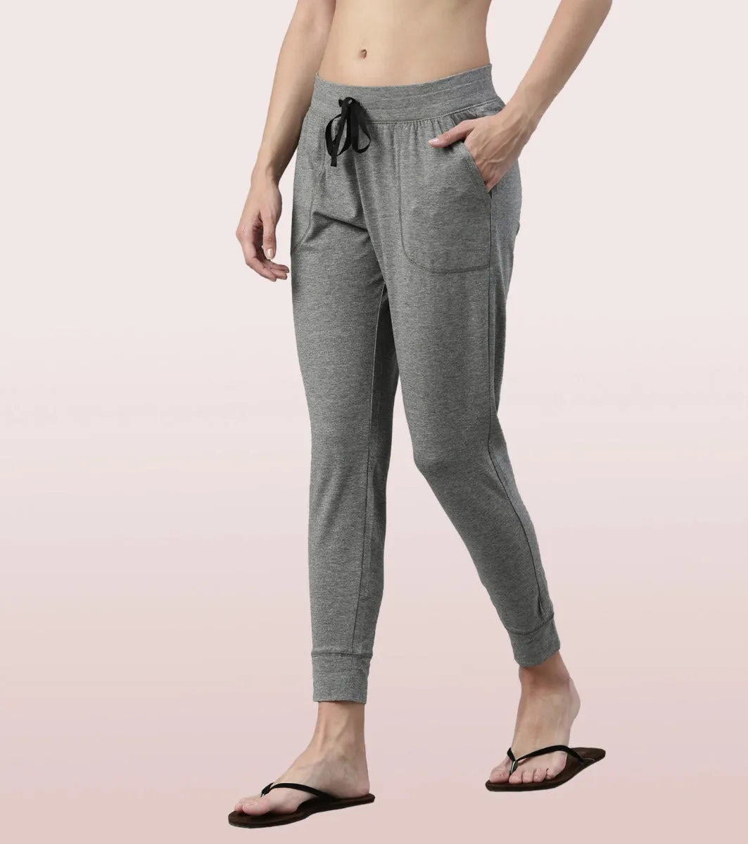 Lounge Jogger | Full Length Cotton Spandex Jogger