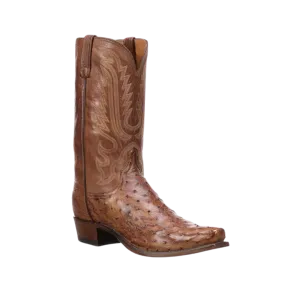 Lucchese Men’s Luke Full Quill Ostrich Boots