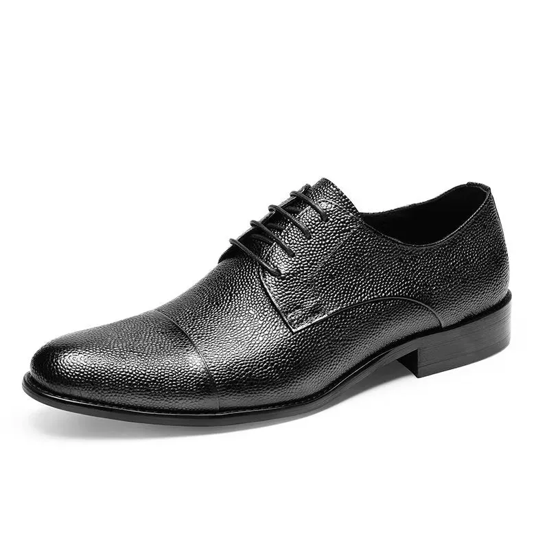 LuxeTex Exotic Texture Derbies Dress Shoes