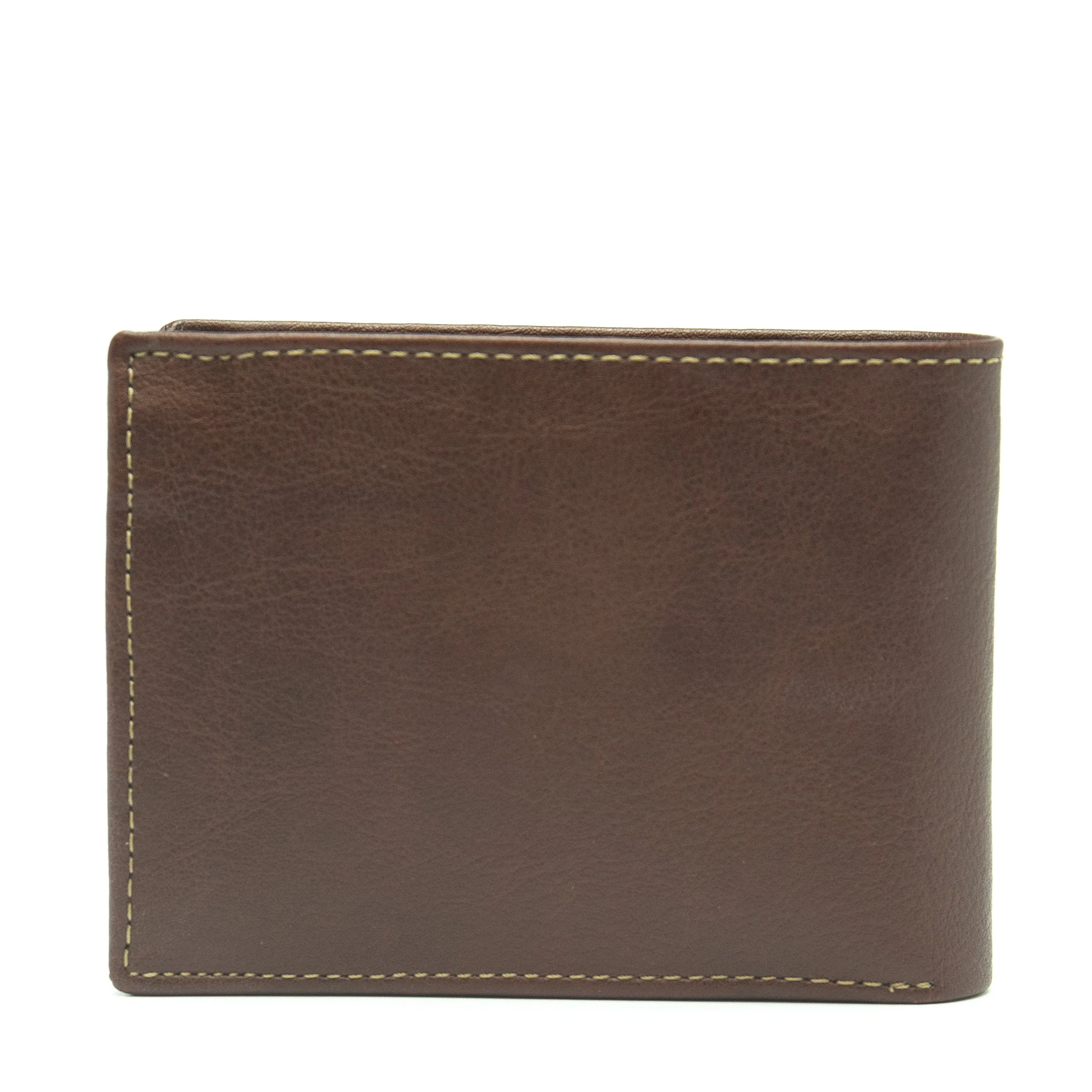 Lyon Brown Wallet With Coin Pocket