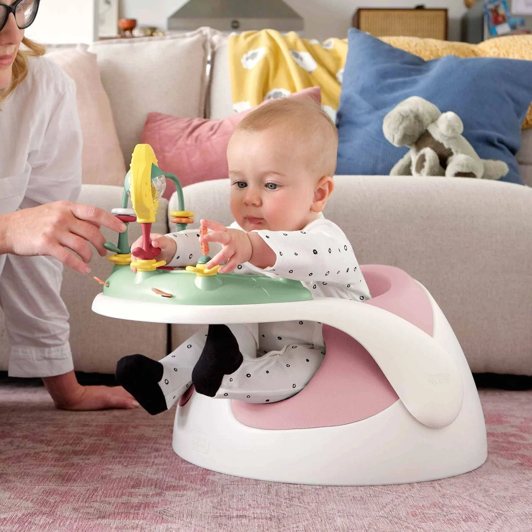 Mamas & Papas Baby Snug Activity with Tray in Bloom