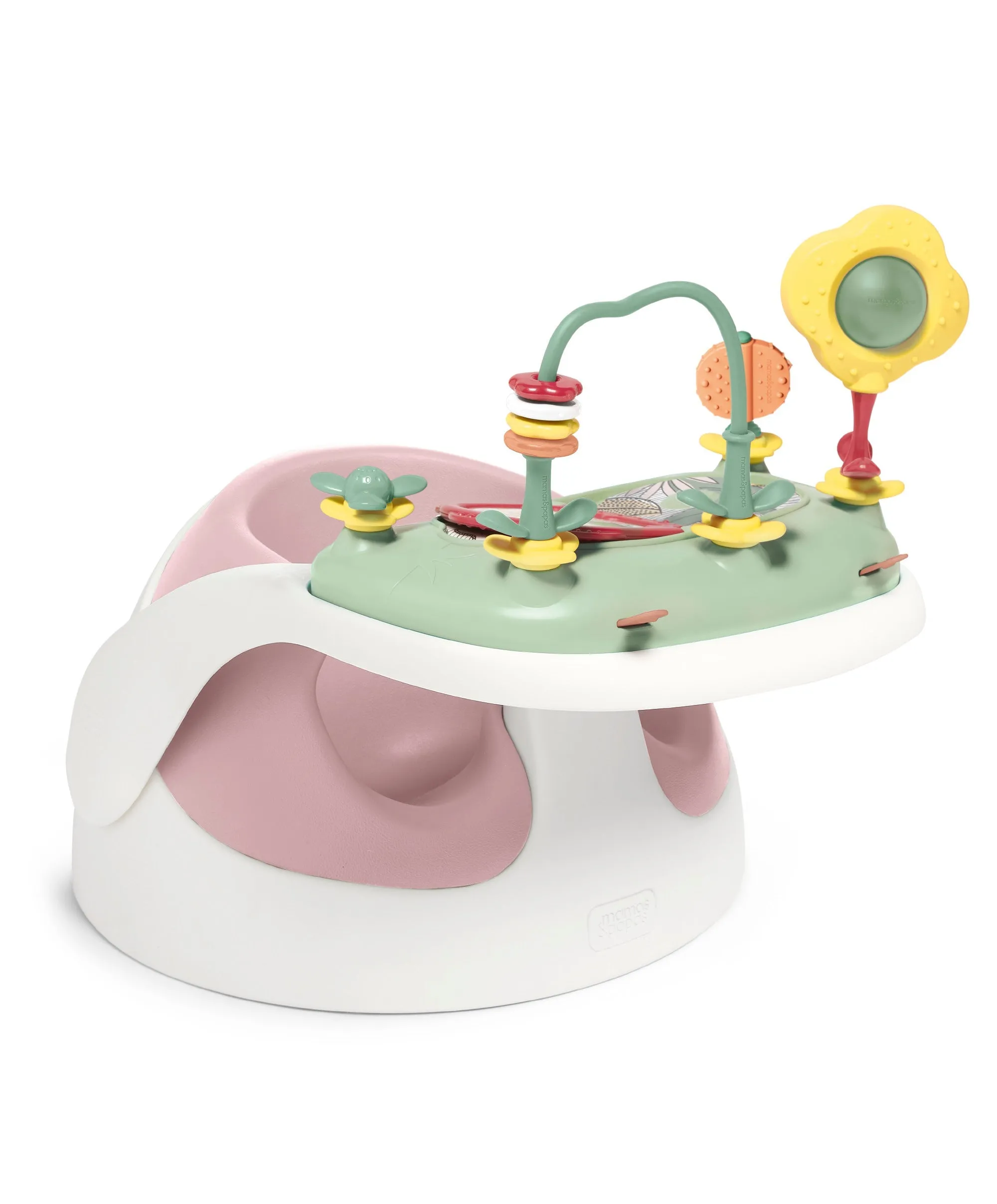 Mamas & Papas Snug Floor Seat with Activity Tray - Blossom