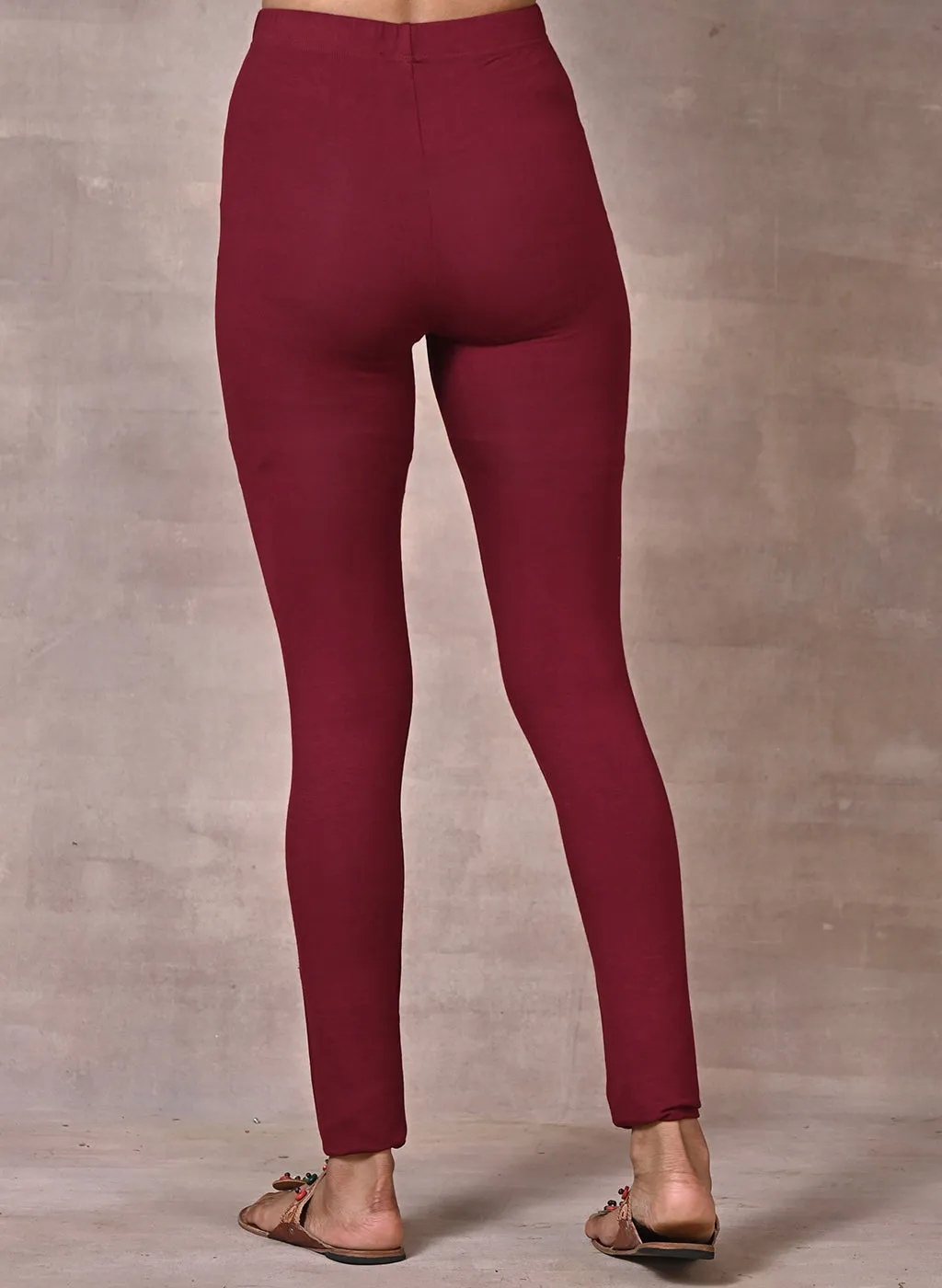 Maroon Plain Tight