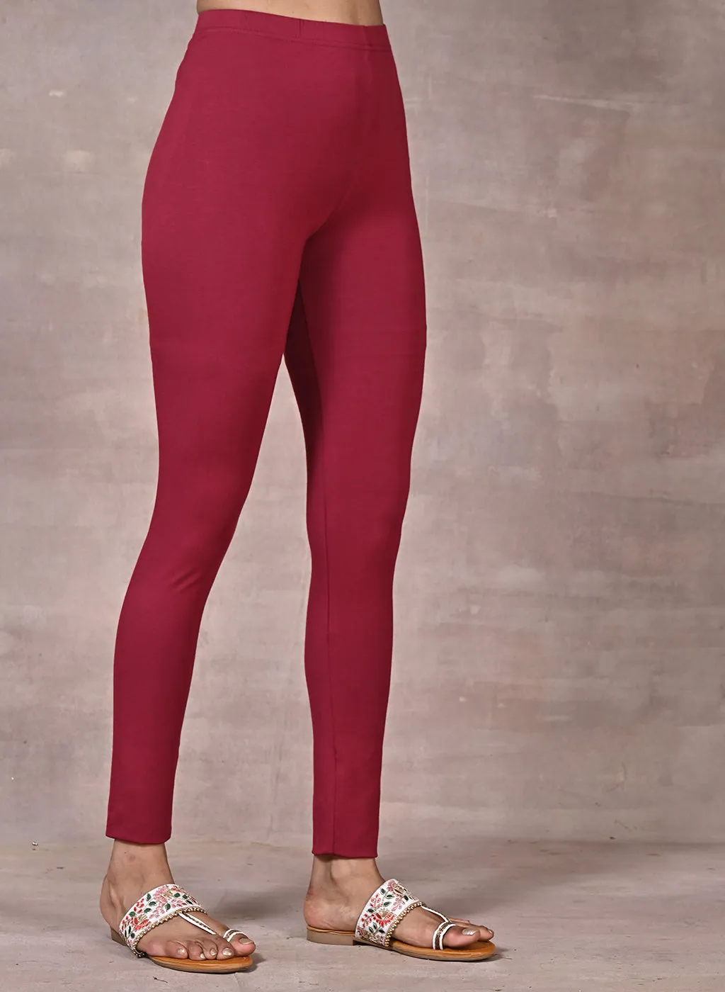 Maroon Plain Tight