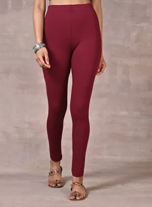 Maroon Plain Tight