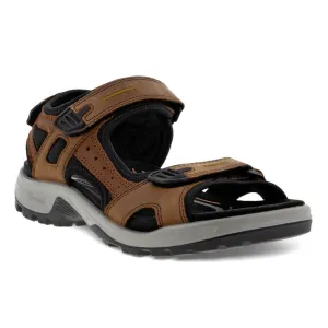 Men's Ecco Yucatan Sandal  06956456401 Color:  Espresso/Cocoa Brown/Black