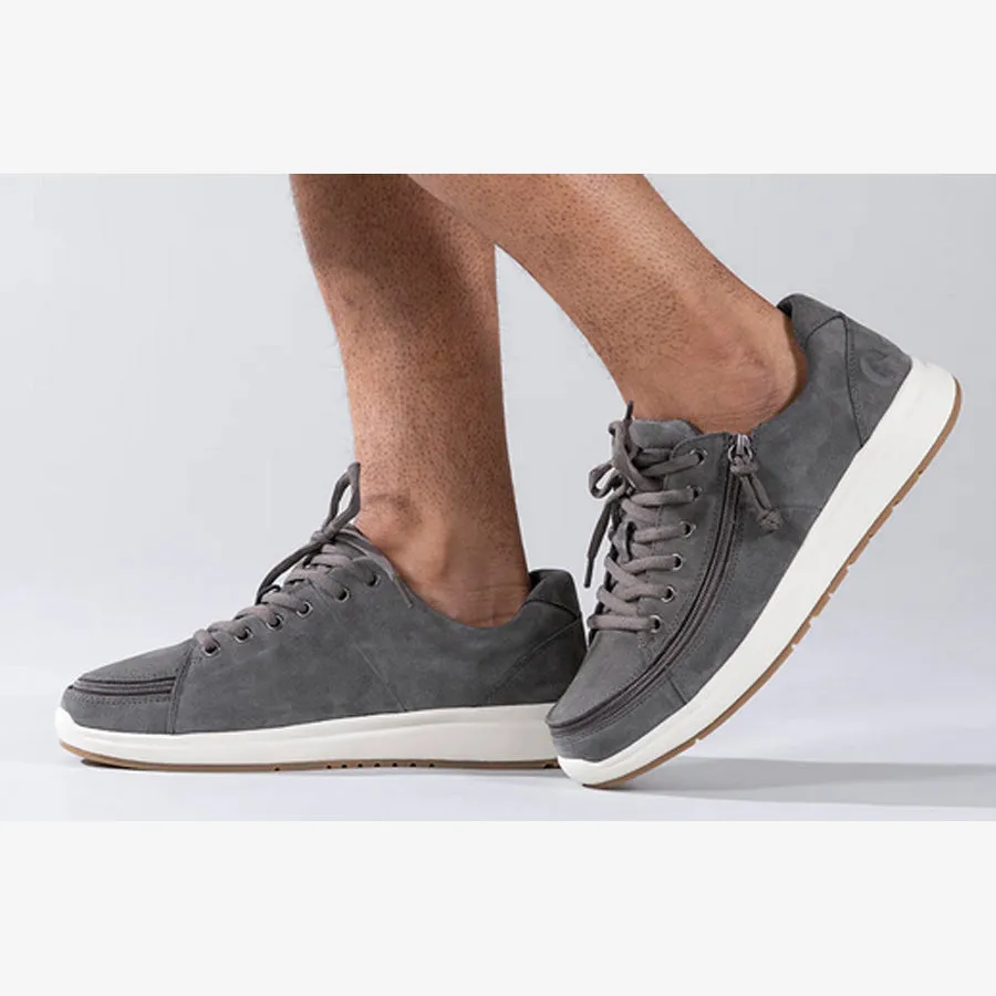 Men's Grey Suede BILLY Comfort Low