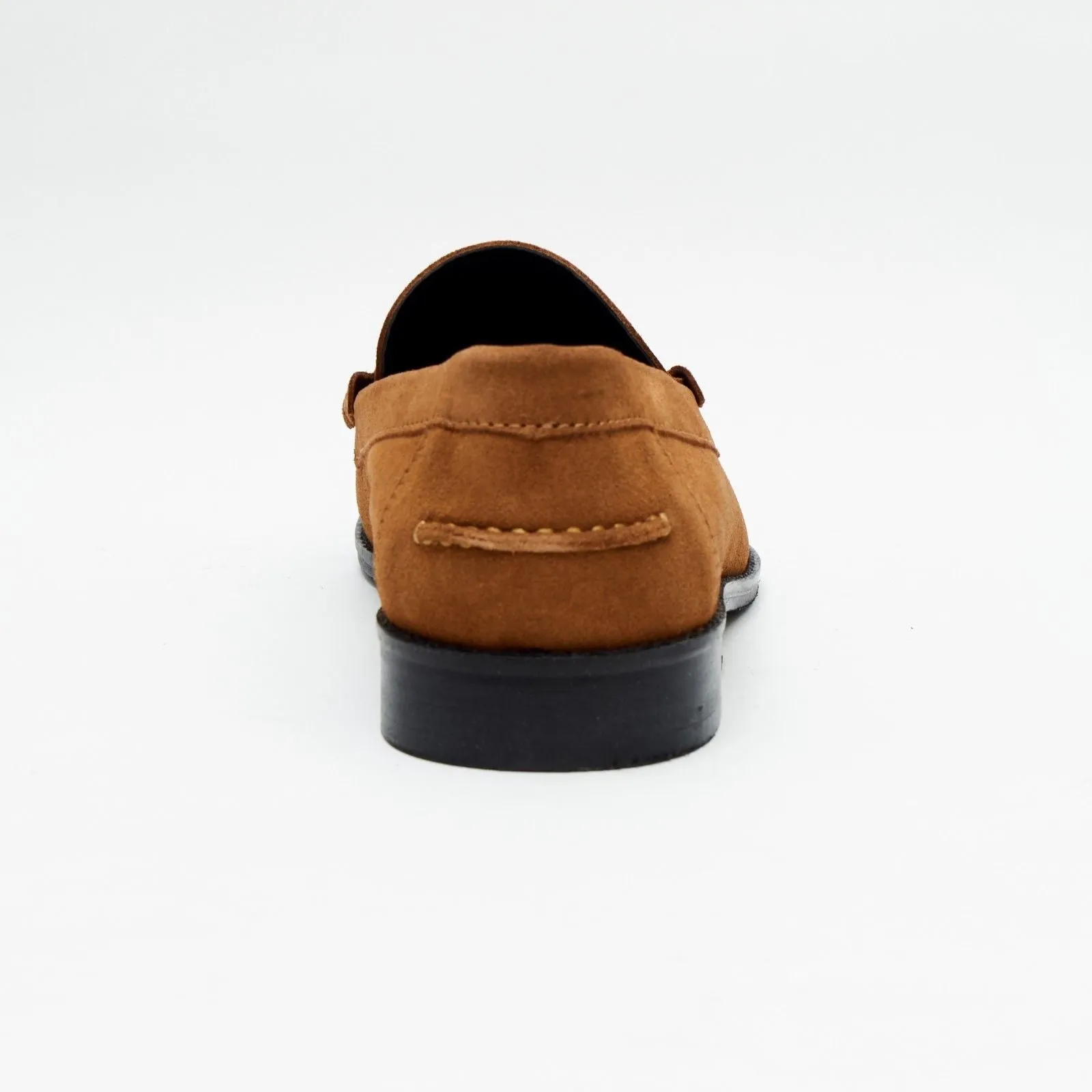 Mens Suede Casual Slip On Shoes - 17925_Tan Suede